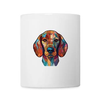 Litauische Jagdhunderasse Aquarellillustration - Tasse - Weiß - Vorne