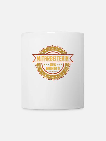 Mitarbeiterin Des Monats - Tasse - Weiß