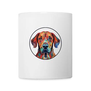Plott Hund Hund Rasse Aquarell Illustration - Tasse - Weiß - Vorne