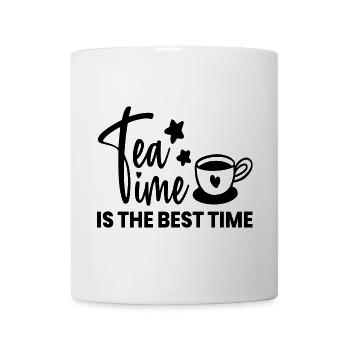 Das Café bei der Arbeit, der Rest zu Hause - Tasse - Weiß - Vorne