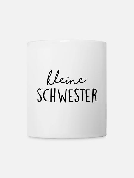 Kleine Schwester - Tasse - Weiß