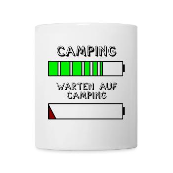 akku camping - Tasse - Weiß - Vorne
