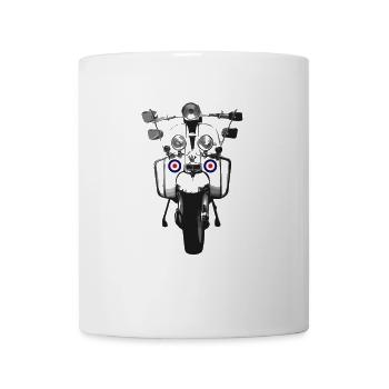 Mod Scooter - Tasse - Weiß - Vorne