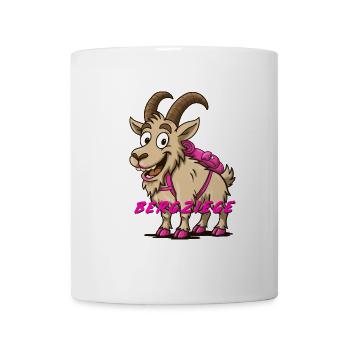 Bergziege – Lustiges Wander Design für Gipfelstürm - Tasse - Weiß - Vorne