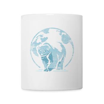 Schmelzender Eisbär Klimawandel - Tasse - Weiß - Vorne