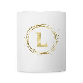 L - Tasse - Weiß - Vorne