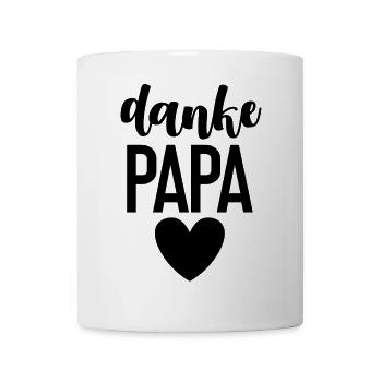 Danke Papa Bester Vater Opa Vatertag Motiv/Design - Tasse - Weiß - Vorne