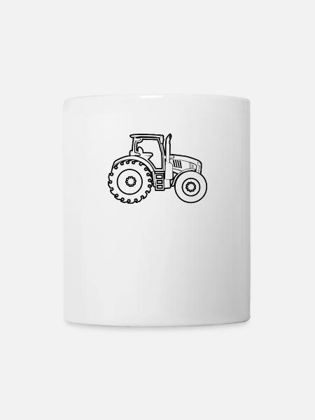 Traktor - Tasse - Weiß