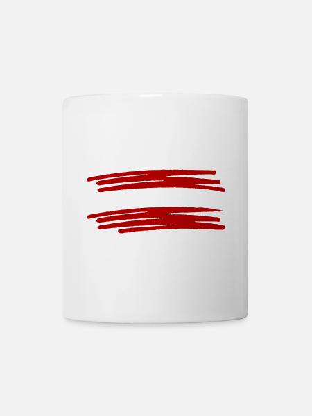 Austria Österreich Flag - Tasse - Weiß