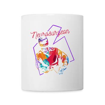 Filigraner Neurochirurg Skalpell - Tasse - Weiß - Vorne