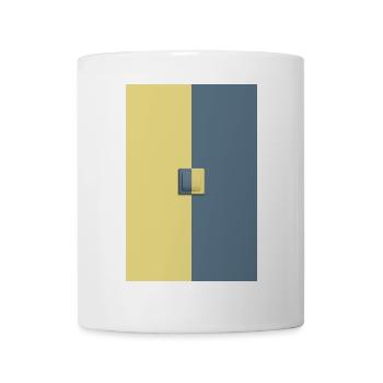 Lichtschalter an aus Harmonie harmonisch - Tasse - Weiß - Vorne