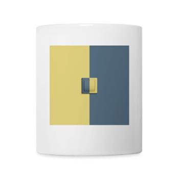 Lichtschalter an aus Harmonie harmonisch - Tasse - Weiß - Vorne