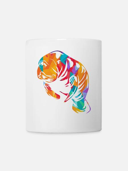 Gemächliche Seekuh Meeresgigant - Tasse - Weiß
