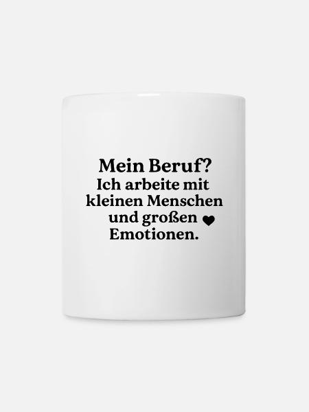 Kleine Menschen & Große Emotionen - Tasse - Weiß