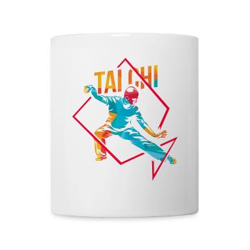 Fokussierte Tai Chi Meisterin - Tasse - Weiß - Vorne