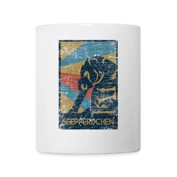 Anmutiges Seepferdchen Korallenriff - Tasse - Weiß - Vorne