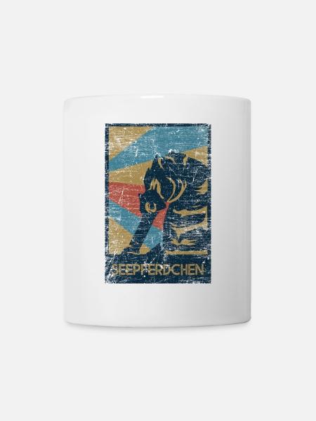 Anmutiges Seepferdchen Korallenriff - Tasse - Weiß
