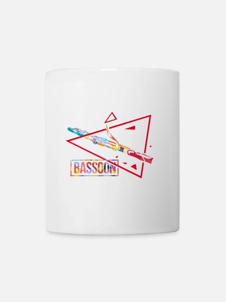 Beschwingter Fagott Konzertabend - Tasse - Weiß