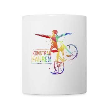 Artistisches Kunstradfahren Wettkampf - Tasse - Weiß - Vorne