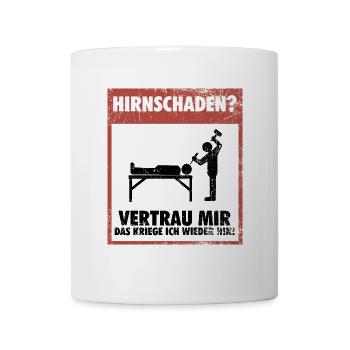 Präzise Neurochirurgin Operationssaal - Tasse - Weiß - Vorne