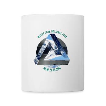 Eisiger Mount Cook Gipfelsturm - Tasse - Weiß - Vorne