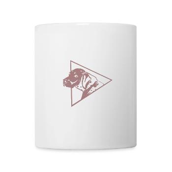 Flinker Deutsch Kurzhaar Jagdhund - Tasse - Weiß - Vorne