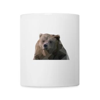 Kraftvoller Grizzlybär Bärenfreund - Tasse - Weiß - Vorne