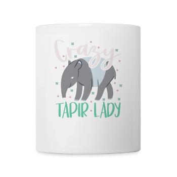 Verrückte Tapir-Dame Tierpfleger Tapirrific - Tasse - Weiß - Vorne