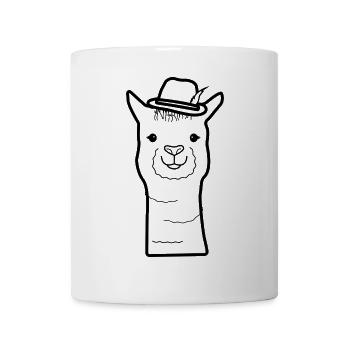 Alpaka - Tasse - Weiß - Vorne