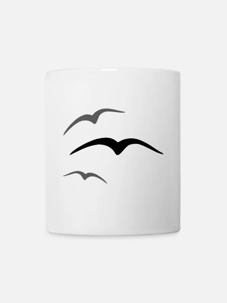 Vogel 3 - Tasse - Weiß