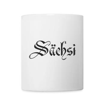 Sachsen sind Sächsi lustig cool funny - Tasse - Weiß - Vorne