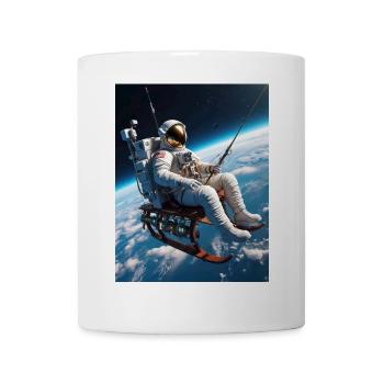  Astronaut beim Angeln - Tasse - Weiß - Vorne