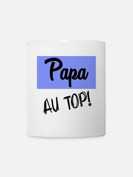 PAPA AN DER SPITZE - Tasse - Weiß