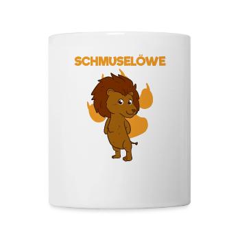 Schmuselöwe Schmusefreund Schmusen - Tasse - Weiß - Vorne