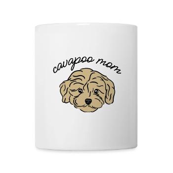 cavapoo mom - Tasse - Weiß - Vorne