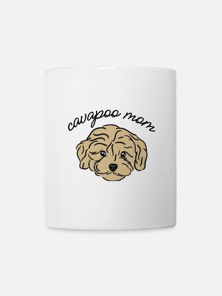 cavapoo mom - Tasse - Weiß