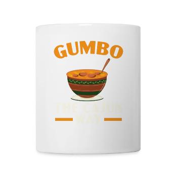 Gumbo-Liebhaber Foodie Louisiana Essen Cajun-Küche - Tasse - Weiß - Vorne