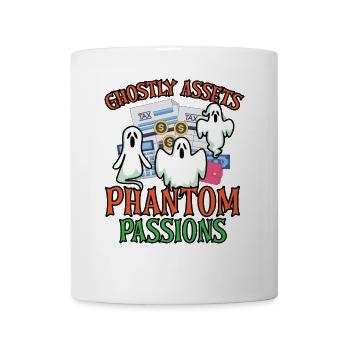 Geisterhaftes Vermögen Phantom Leidenschaften Grus - Tasse - Weiß - Vorne