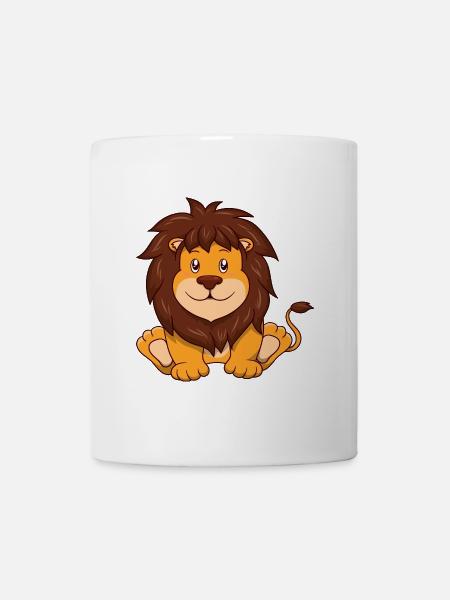 Süßer Löwe - Tasse - Weiß