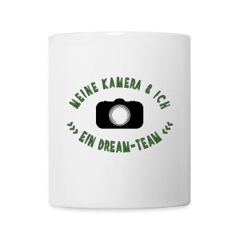 meine Kamera und ich - Tasse - Weiß - Vorne