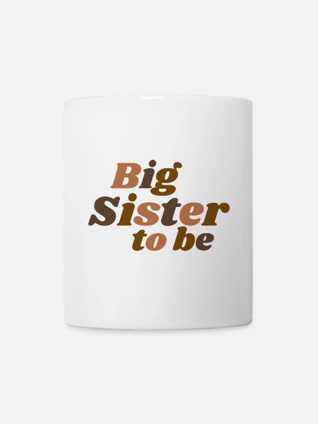 big sister to be - Tasse - Weiß