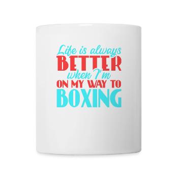 Boxing - Tasse - Weiß - Vorne