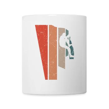 Kletterer Vintage Berge Klettern Bouldern - Tasse - Weiß - Vorne