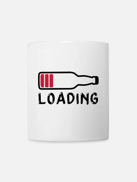 Laden Bier trinken - Laden - Tasse - Weiß