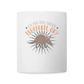 Erdferkel Ok Lustig Aardvark - Tasse - Weiß - Vorne