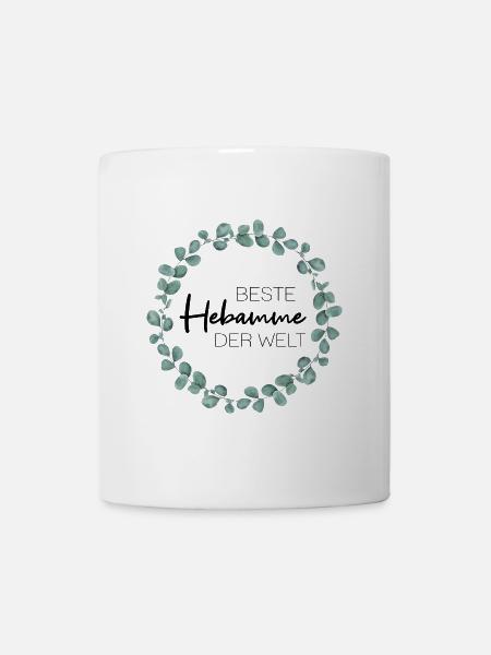 Beste Hebamme der Welt - Tasse - Weiß