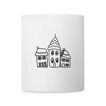 Mein kaltes Zuhause im Winter - Tasse - Weiß - Vorne