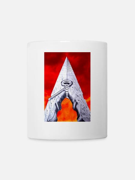 Wäscheklammer monumental - Tasse - Weiß