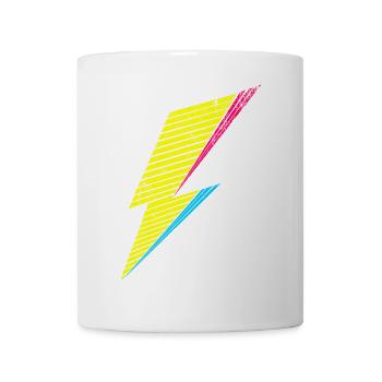 bolt of lightning 80s - Tasse - Weiß - Vorne
