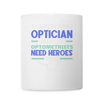 Optiker Brillenflüsterer Optometrie - Tasse - Weiß - Vorne
